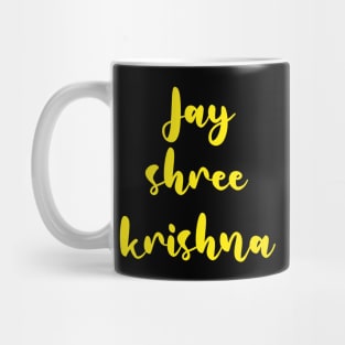 Jai shree krishna for Krishna lovers Mug